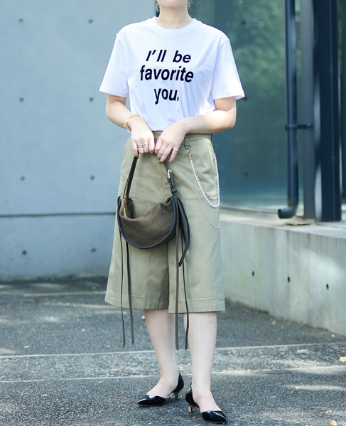 フロッキープリントTシャツ 詳細画像 オフホワイト 6