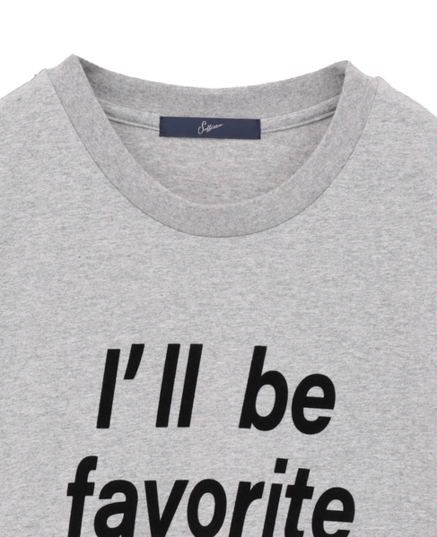 フロッキープリントTシャツ 詳細画像 トップグレー 13