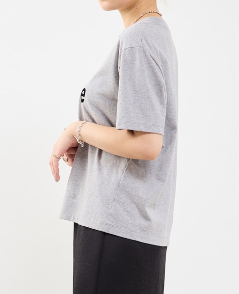 フロッキープリントTシャツ 詳細画像 トップグレー 2