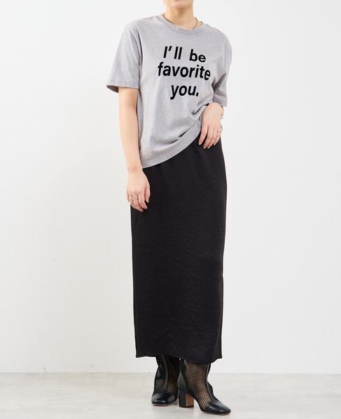 フロッキープリントTシャツ 詳細画像 トップグレー 5