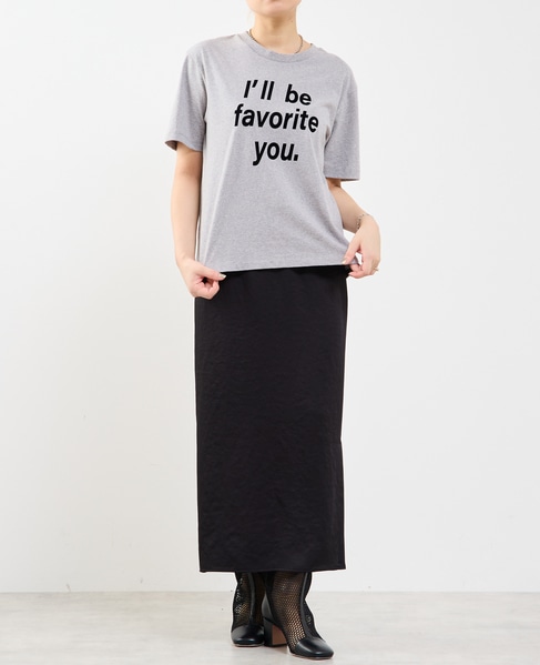 フロッキープリントTシャツ 詳細画像 トップグレー 6