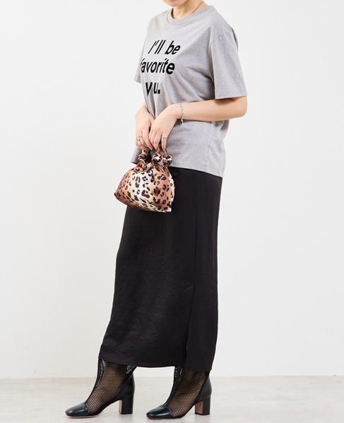 フロッキープリントTシャツ 詳細画像 トップグレー 7