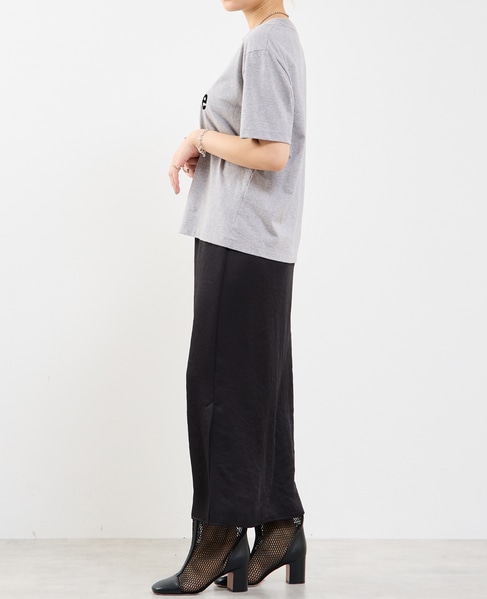 フロッキープリントTシャツ 詳細画像 トップグレー 9