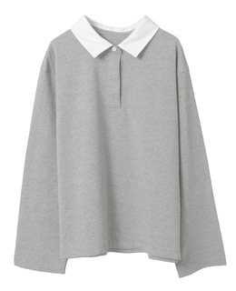 度詰め天竺ラガーシャツ