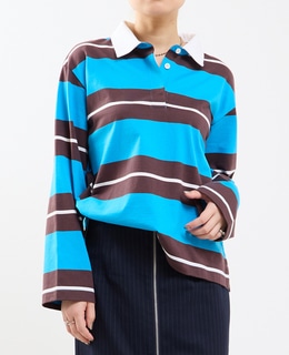 度詰め天竺ラガーシャツ