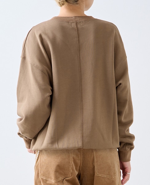 切り替えデザインスウェット 詳細画像 カーキ 3