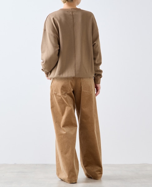 切り替えデザインスウェット 詳細画像 カーキ 7