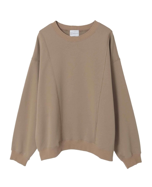 切り替えデザインスウェット 詳細画像 カーキ 8