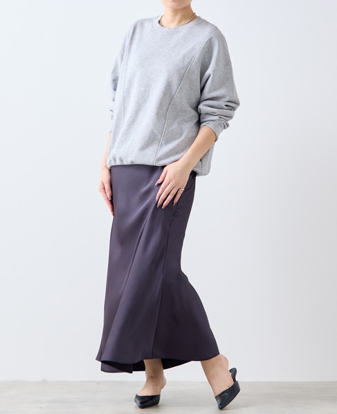 切り替えデザインスウェット 詳細画像 トップグレー 5