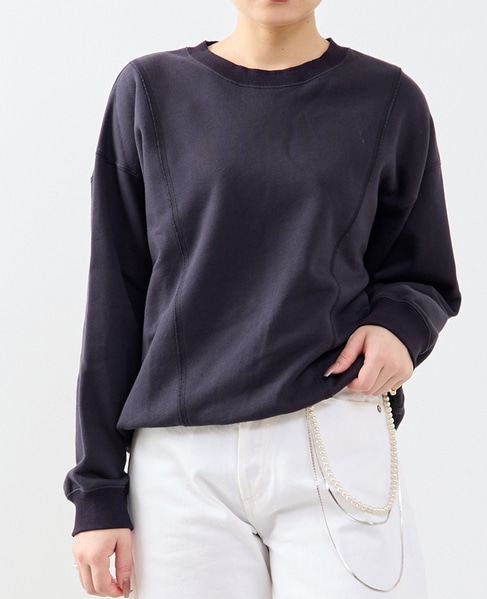 切り替えデザインスウェット 詳細画像 チャコールグレー 1