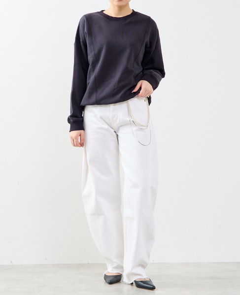 切り替えデザインスウェット 詳細画像 チャコールグレー 4