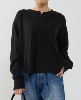 ヘンリーネックプルオーバー