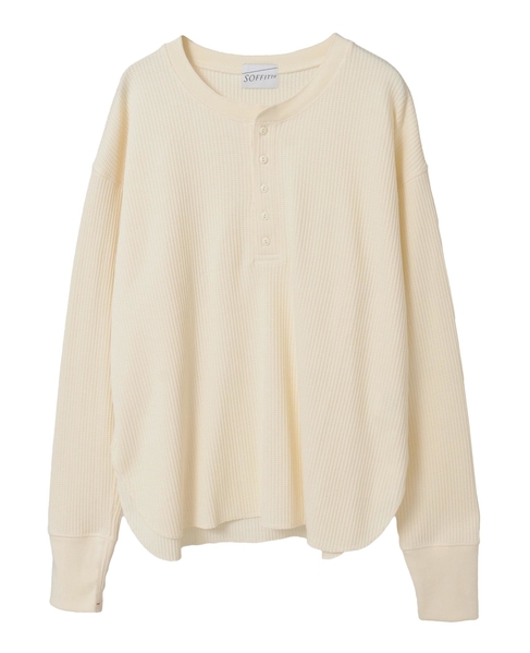 ヘンリーネックプルオーバー 詳細画像 オフホワイト 11