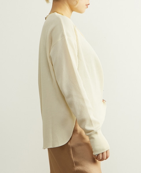 ヘンリーネックプルオーバー 詳細画像 オフホワイト 3