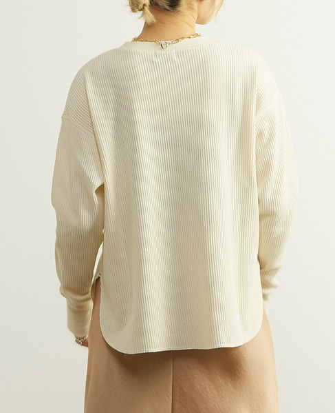 ヘンリーネックプルオーバー 詳細画像 オフホワイト 4