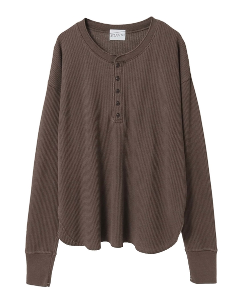 ヘンリーネックプルオーバー 詳細画像 ブラウン 10