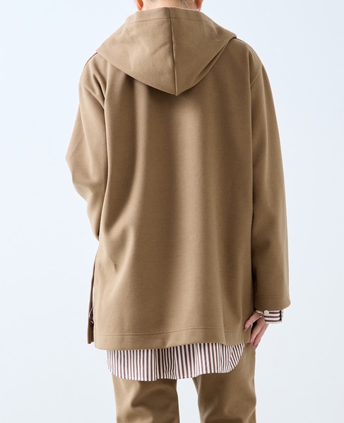 【A_/エース】起毛ジャージフーディ 詳細画像 カーキ 3