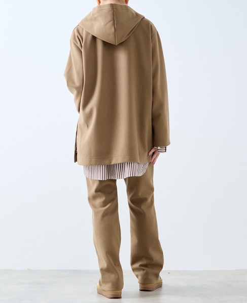 【A_/エース】起毛ジャージフーディ 詳細画像 カーキ 7