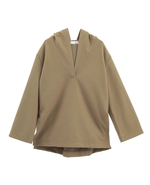 【A_/エース】起毛ジャージフーディ 詳細画像 カーキ 9