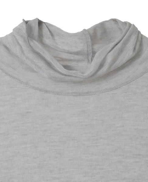 カシミヤシルク混シアータートルインナー 詳細画像 グレー 11