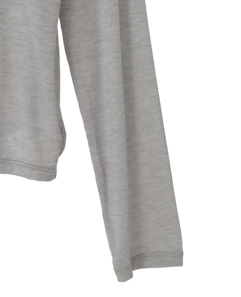 カシミヤシルク混シアータートルインナー 詳細画像 グレー 12