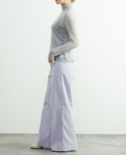 カシミヤシルク混シアータートルインナー 詳細画像 グレー 6