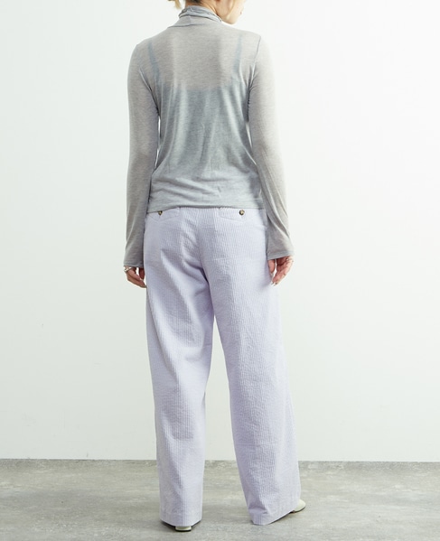 カシミヤシルク混シアータートルインナー 詳細画像 グレー 7