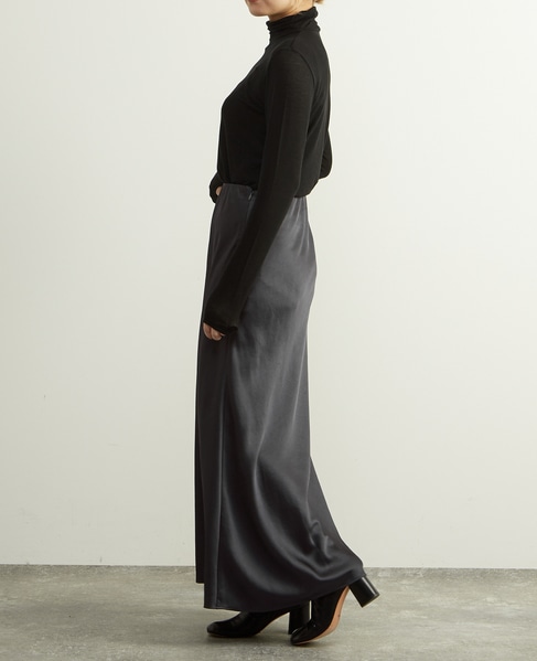 カシミヤシルク混シアータートルインナー 詳細画像 ブラック 7