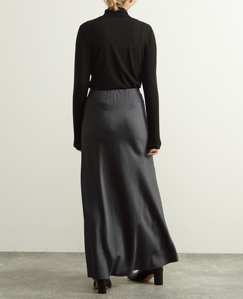 カシミヤシルク混シアータートルインナー 詳細画像 ブラック 8