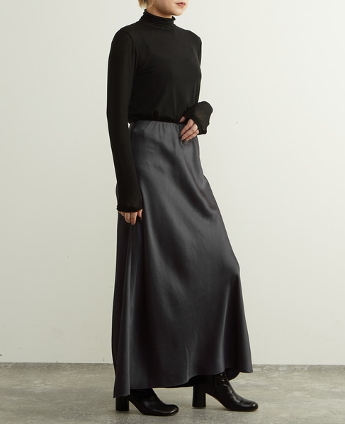 カシミヤシルク混シアータートルインナー 詳細画像 ブラック 9