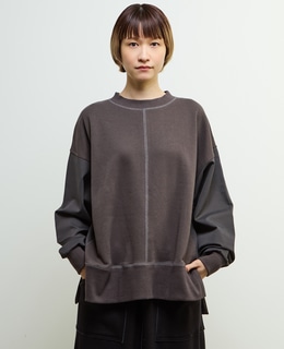 【nota della mano sinistra（ノータ デラ マノ シニストラ）】袖切替デザインスウェット
