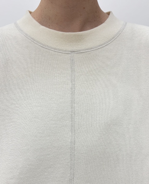 【nota della mano sinistra（ノータ デラ マノ シニストラ）】袖切替デザインスウェット 詳細画像 オフホワイト 12