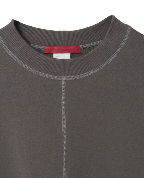 【nota della mano sinistra（ノータ デラ マノ シニストラ）】袖切替デザインスウェット 詳細画像 チャコールグレー 24