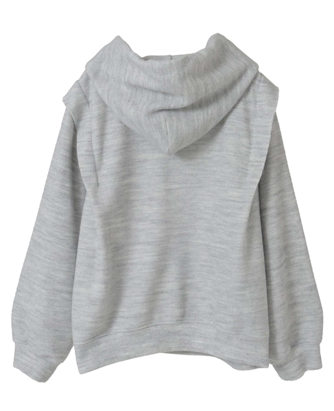 【A_/エース】バルキーパーカー 詳細画像 杢グレー 10