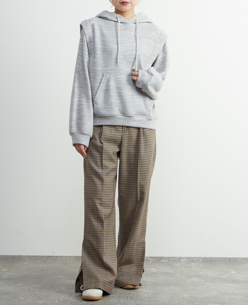 【A_/エース】バルキーパーカー 詳細画像 杢グレー 4