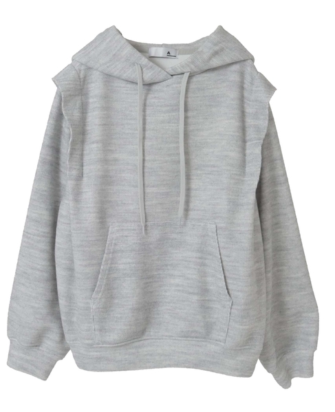 【A_/エース】バルキーパーカー 詳細画像 杢グレー 9