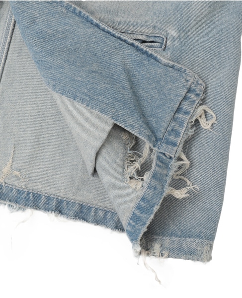 【KURO/クロ】DENIM HALF COAT 詳細画像 インディゴ 10