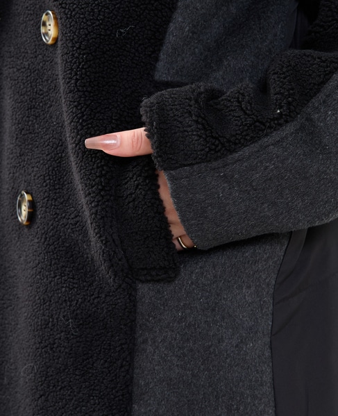 《別注》【AULA AILA/アウラ アイラ】TAILOR HALF COAT 詳細画像 ブラック系その他 12