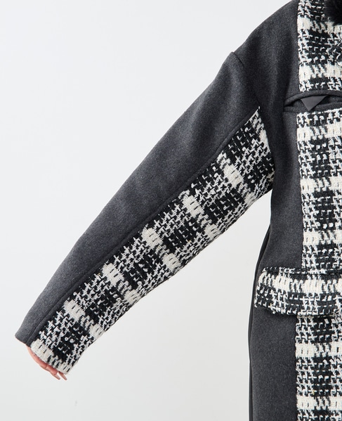 《別注》【AULA AILA/アウラ アイラ】TAILOR HALF COAT 詳細画像 ブラック系その他 13