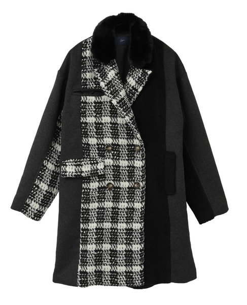 《別注》【AULA AILA/アウラ アイラ】TAILOR HALF COAT 詳細画像 ブラック系その他 16