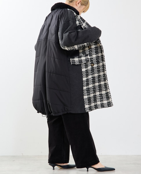 《別注》【AULA AILA/アウラ アイラ】TAILOR HALF COAT 詳細画像 ブラック系その他 5