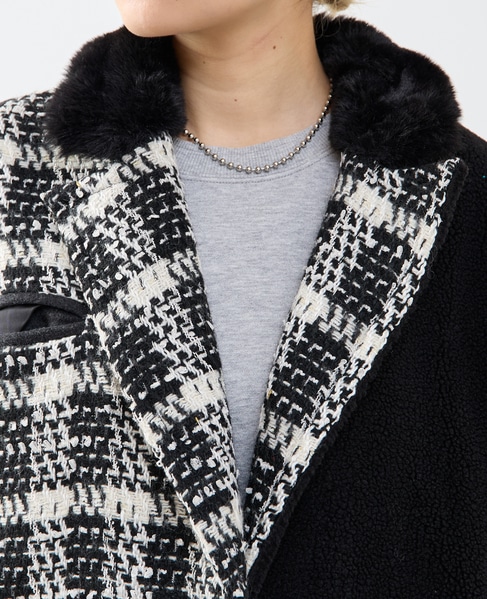 《別注》【AULA AILA/アウラ アイラ】TAILOR HALF COAT 詳細画像 ブラック系その他 9