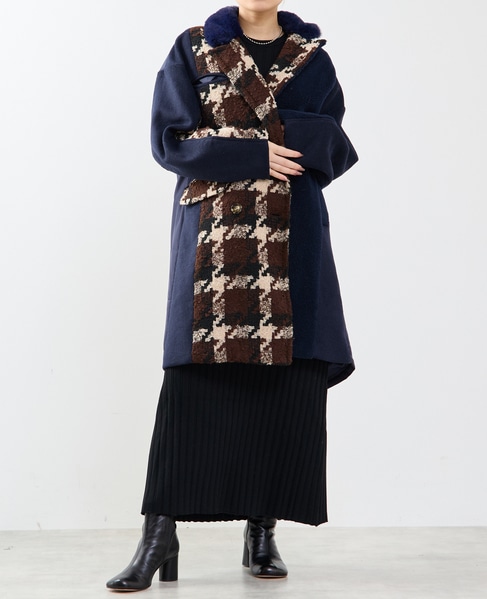 《別注》【AULA AILA/アウラ アイラ】TAILOR HALF COAT 詳細画像 ネイビー 3