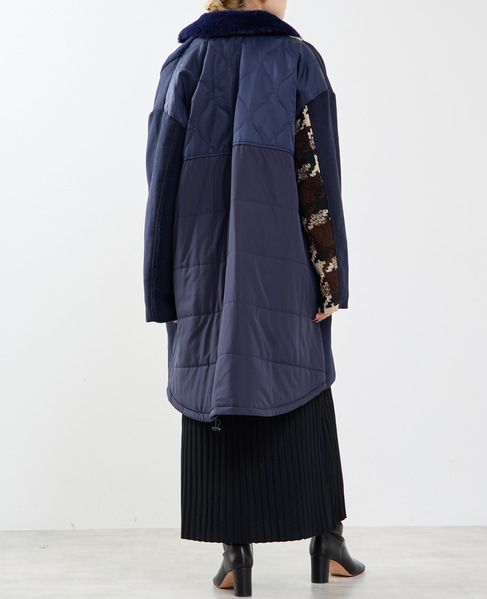 《別注》【AULA AILA/アウラ アイラ】TAILOR HALF COAT 詳細画像 ネイビー 7