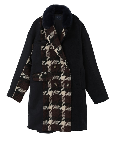 《別注》【AULA AILA/アウラ アイラ】TAILOR HALF COAT 詳細画像 ネイビー 9