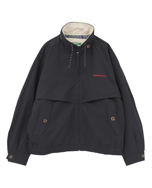 【GREENBUTTER/グリーンバター】Cotton Layered Trucker Jacket 詳細画像 ネイビー 1