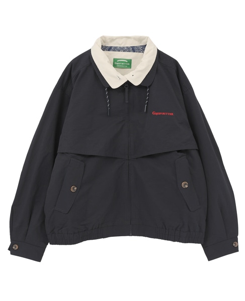 【GREENBUTTER/グリーンバター】Cotton Layered Trucker Jacket 詳細画像 ネイビー 13