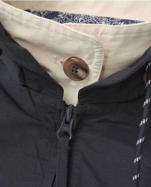 【GREENBUTTER/グリーンバター】Cotton Layered Trucker Jacket 詳細画像 ネイビー 5