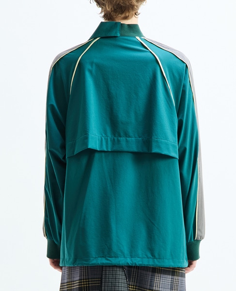 【AULA AILA/アウラ アイラ】SLEEVE LINE LIGHT BLOUSON 詳細画像 グリーン 4