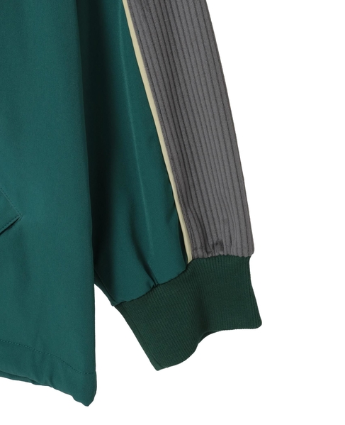 【AULA AILA/アウラ アイラ】SLEEVE LINE LIGHT BLOUSON 詳細画像 グリーン 7